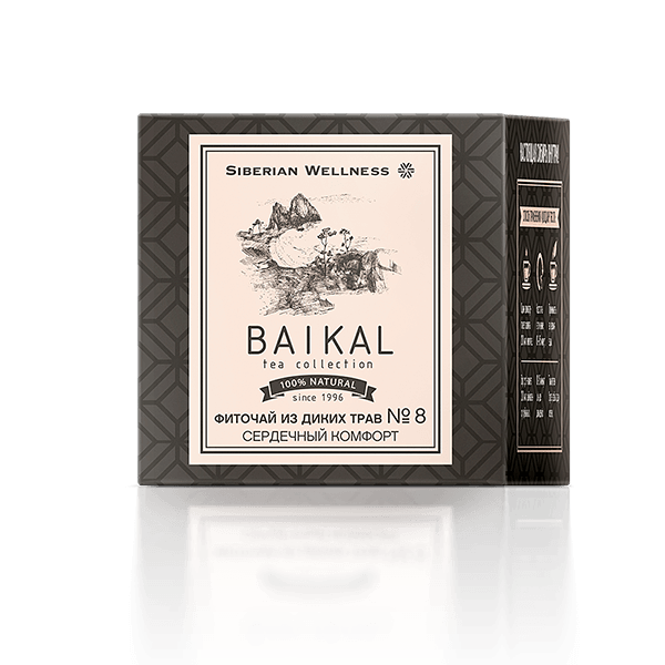 Изображение отсутствует.
			Купить Фиточай из диких трав № 8 (Сердечный комфорт) - Baikal Tea Collection //  // 