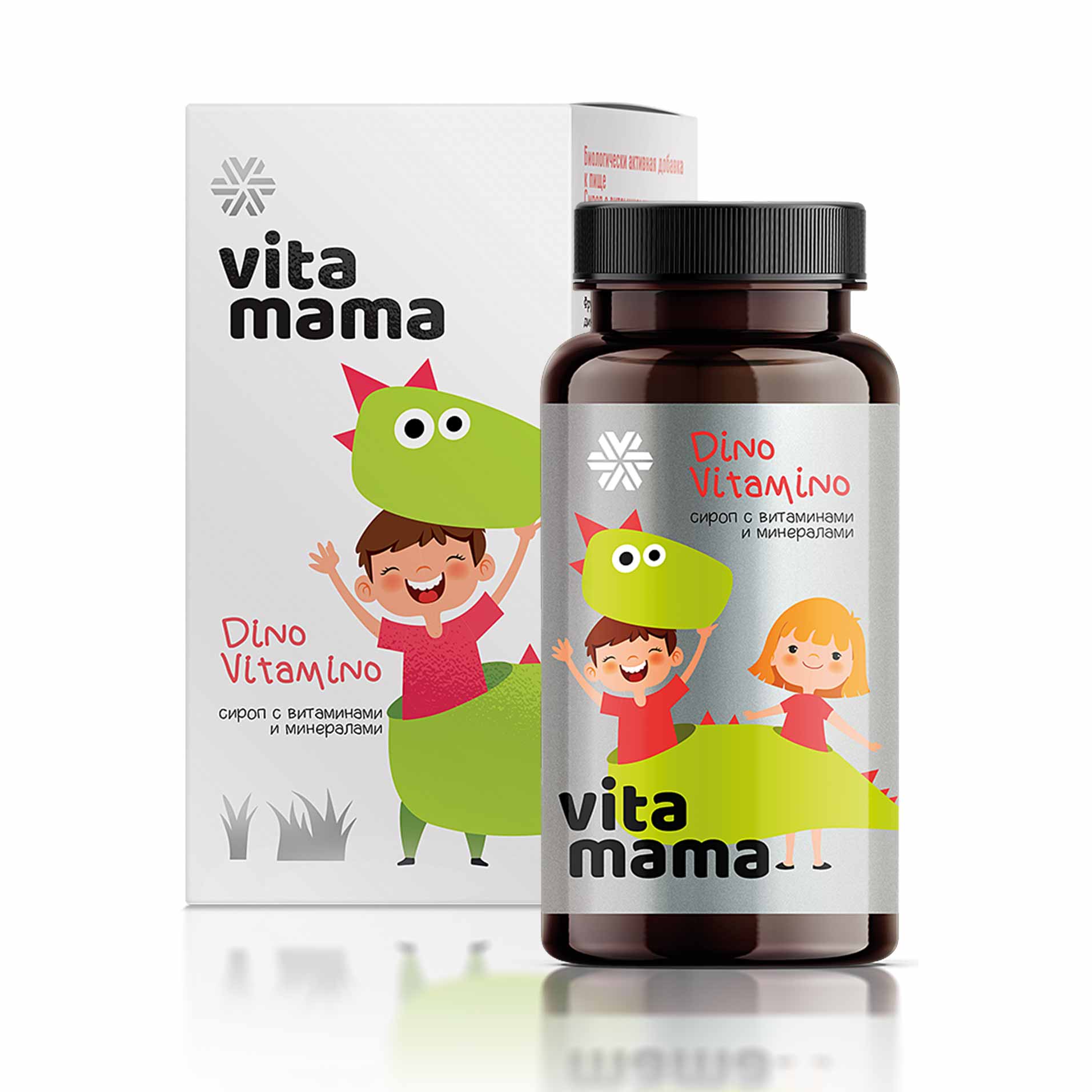 Изображение отсутствует.
			Купить Dino Vitamino, сироп с витаминами и минералами - Vitamama //  // 